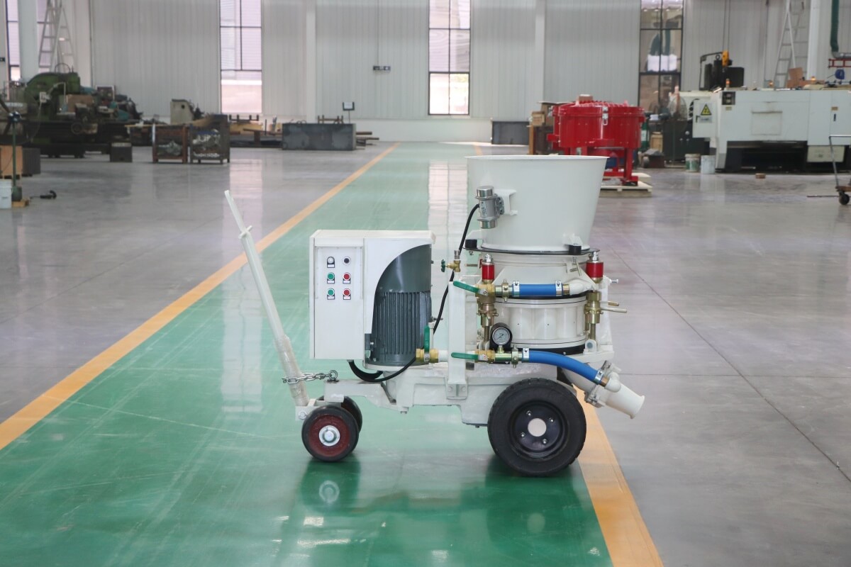 refractory gunning machine for furnace refractory work at the refinery