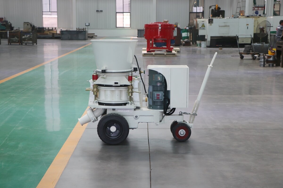 refractory gunning machine for gunning repair on EAF