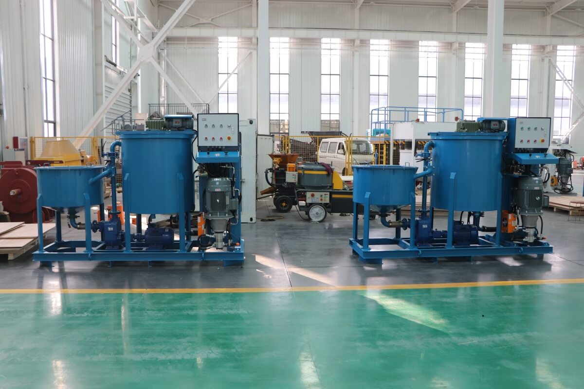 cement grout mixing plant