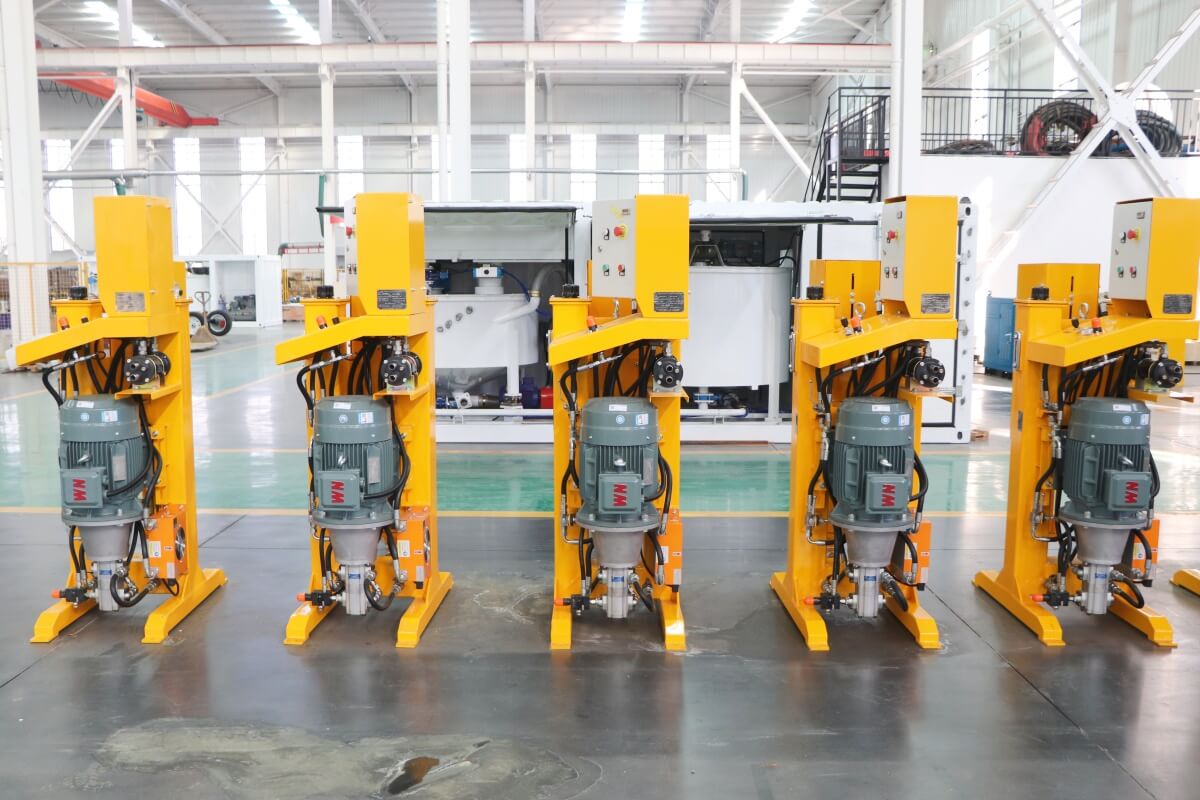 High pressure cement grout pump