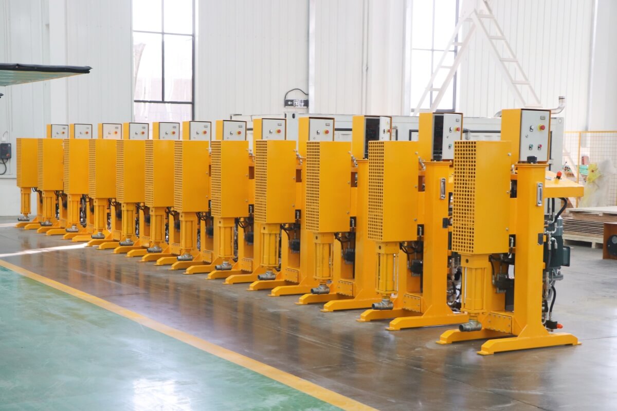 High pressure vertical grouting pump