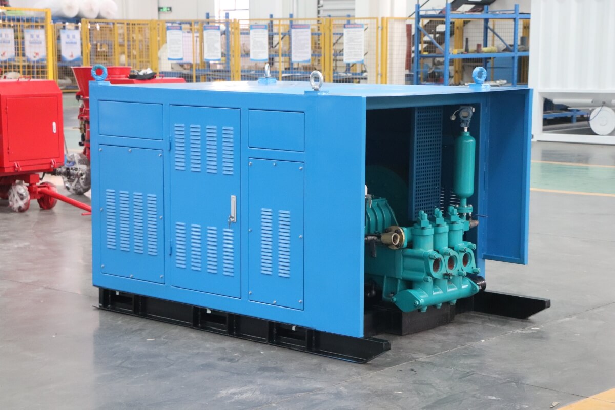 Inverter speed high pressure grouting machine
