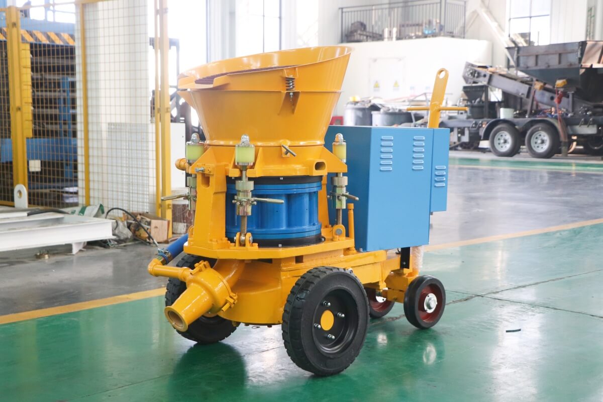 electric shotcrete spraying equipment