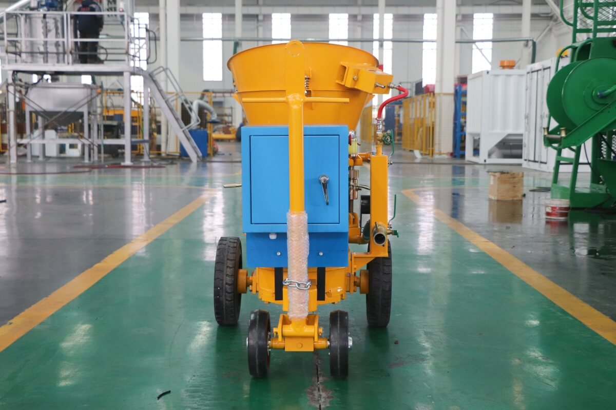 Shotcrete machine for slope protection