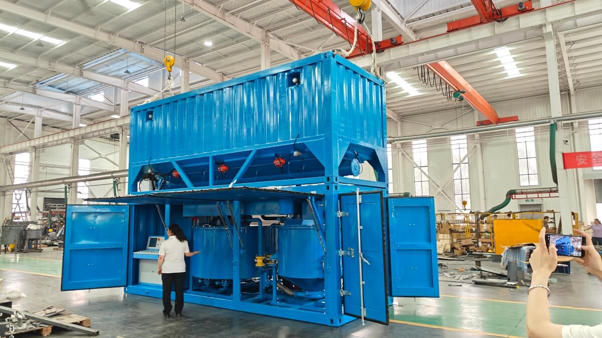 Full Automatic Grout Batching Mixing Plant