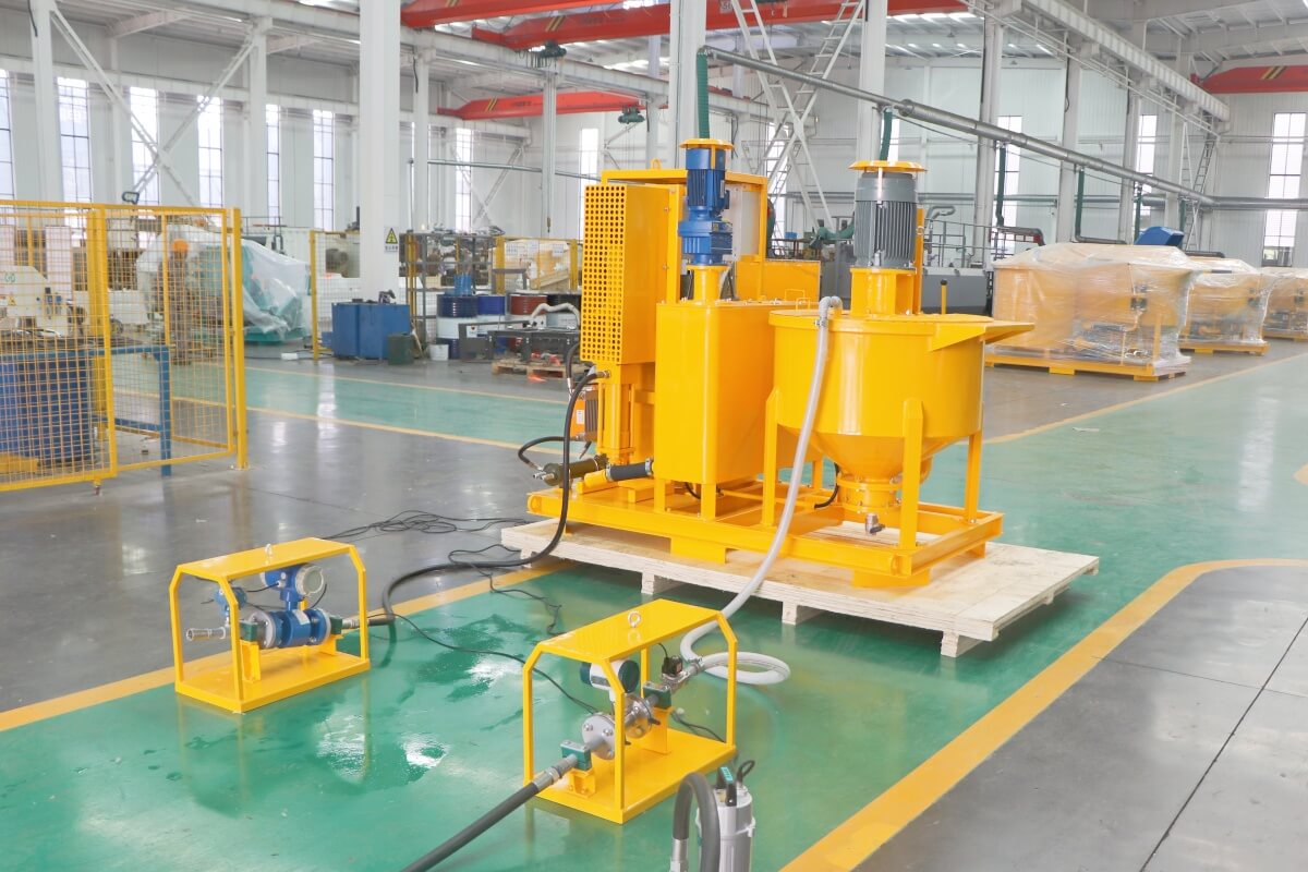 Grout plant for tunnel lining