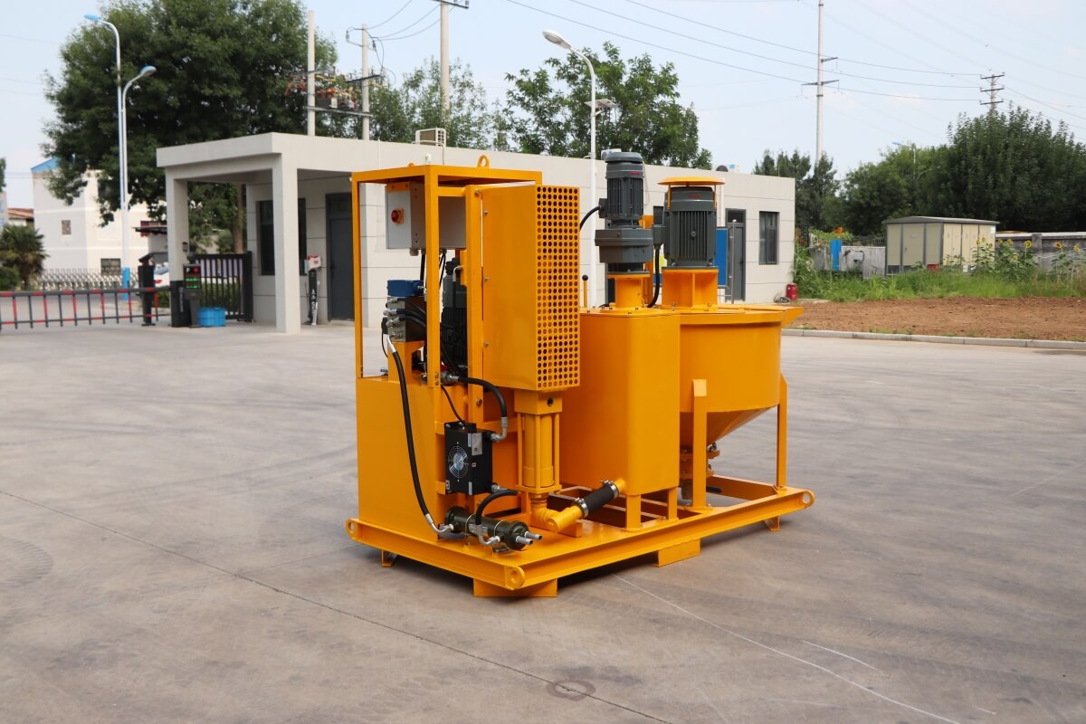 Grout Mixing and Pumping Station for Micropiles