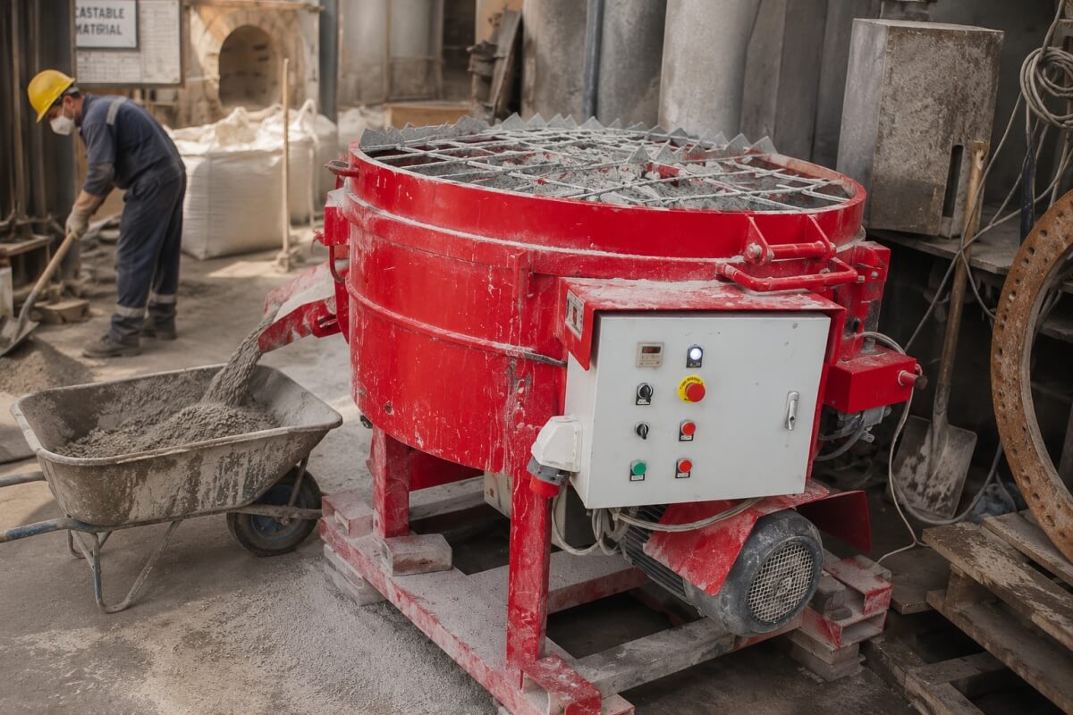 Refractory Mixer for Steel Plants