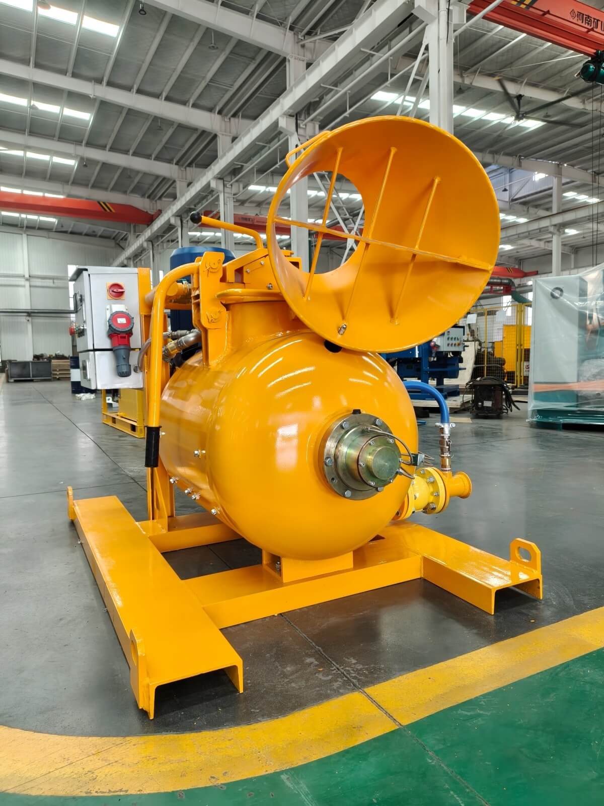 Pneumatic Refractory Mixing and Conveying Unit