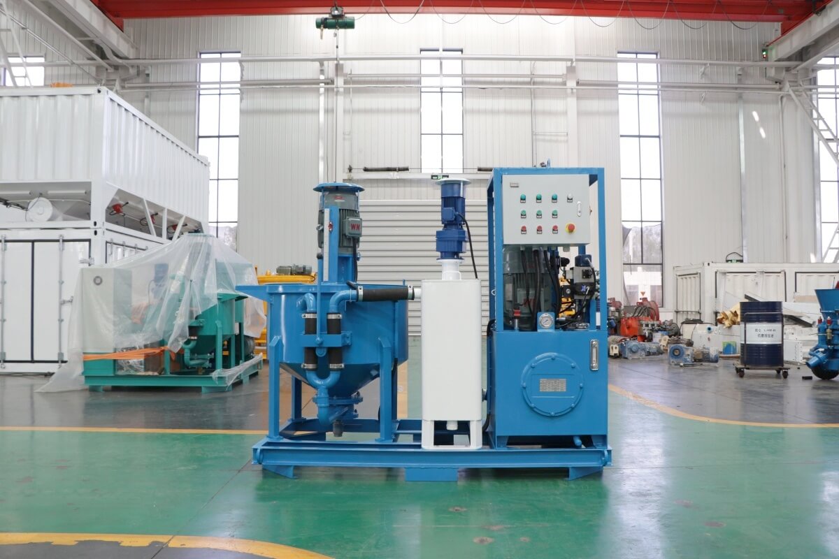Hydraulic grout plant