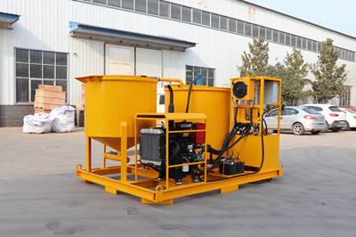 GMA800-1500D Diesel turbo mixer with agitator